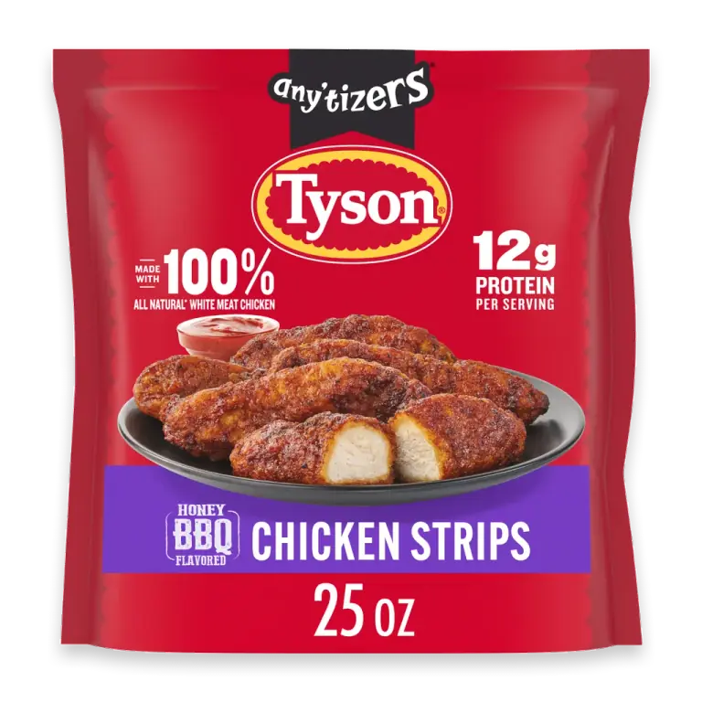 Frozen Sweet BBQ Flavored Chicken Strips