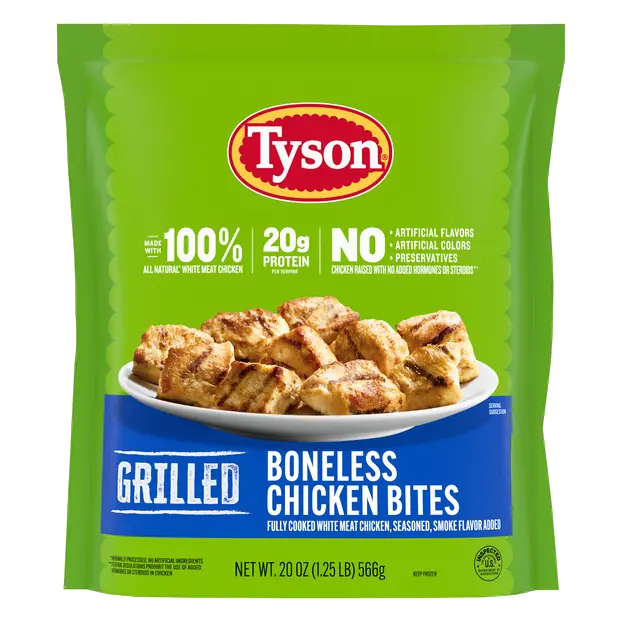Fully Cooked Grilled Boneless Chicken Bites Frozen