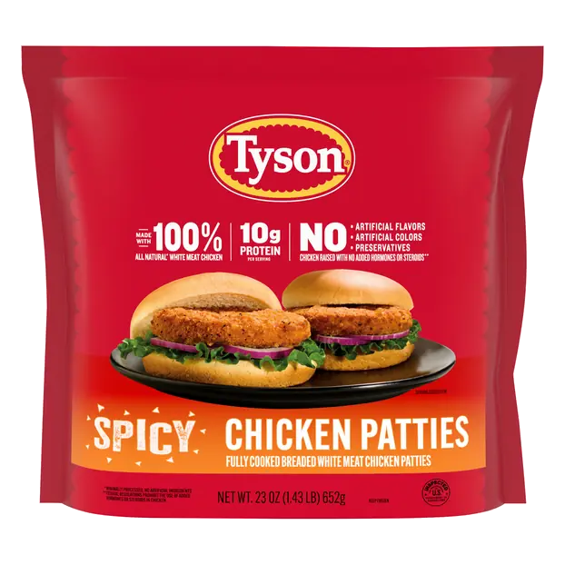Fully Cooked Spicy Chicken Patties Frozen