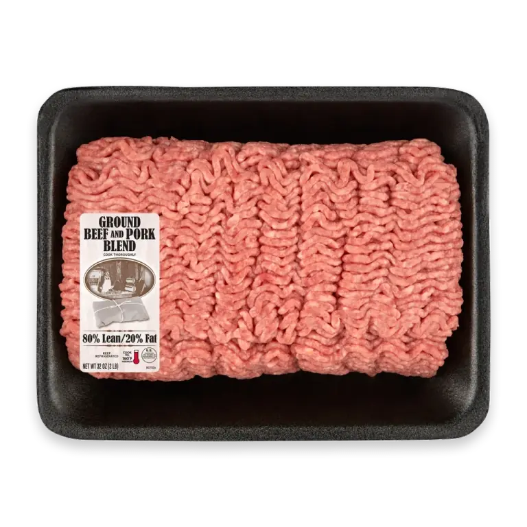 Ground Beef and Pork Blend, 80% Lean/20% Fat