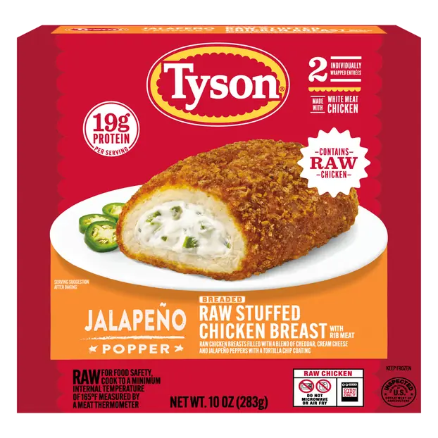 Jalapeno Popper Raw Stuffed Chicken Breast - 2 ct Frozen