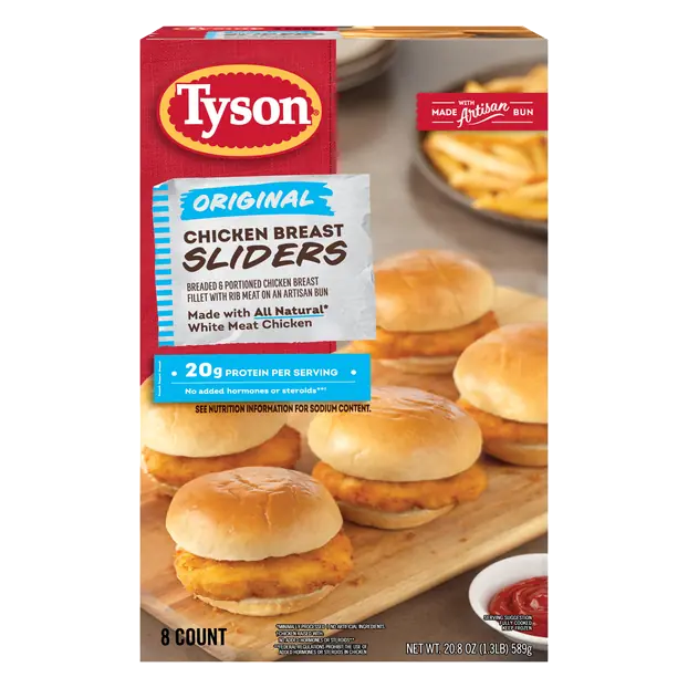 Original Chicken Breast Sliders - 8 ct Frozen