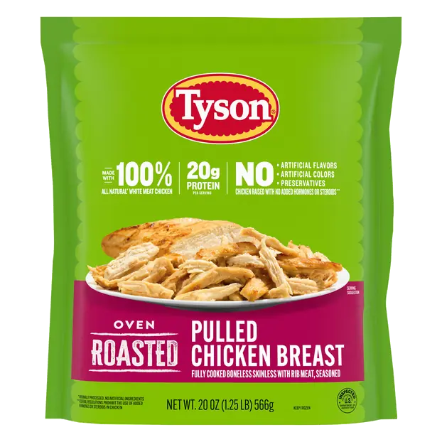 Oven Roasted Pulled Chicken Breast Fully Cooked Frozen