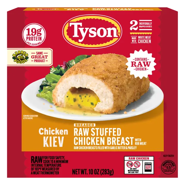 Raw Breaded & Stuffed Chicken Kiev - 2 ct Frozen
