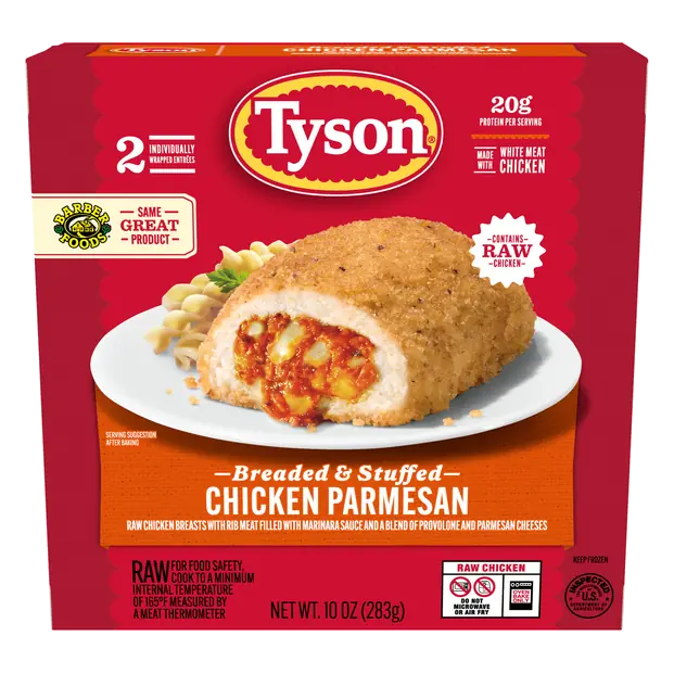 Raw Breaded & Stuffed Chicken Parmesan - 2 ct Frozen