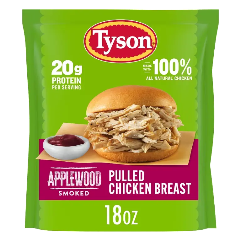 Tyson Applewood Smoked Pulled Boneless Chicken - Frozen - 18oz