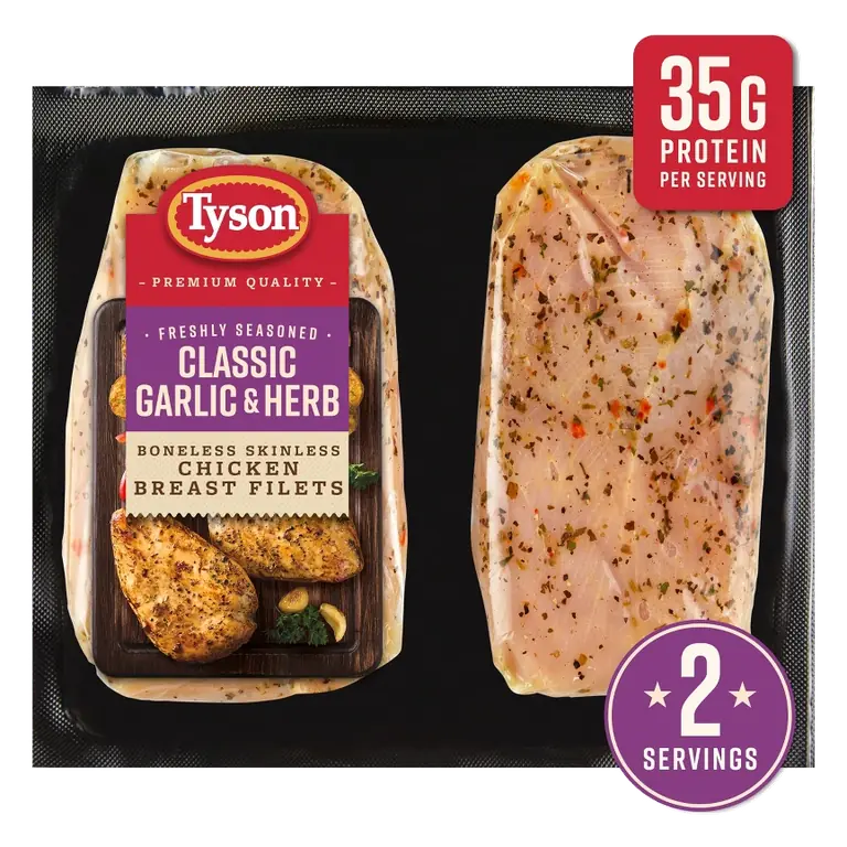 Tyson Garlic and Herb Chicken Breast Filet, 12oz