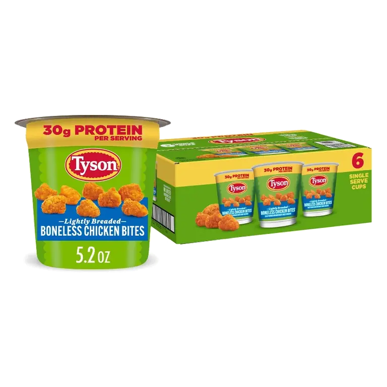 Tyson Protein Lightly Breaded Bites Club Pack, 6ct/31.2oz
