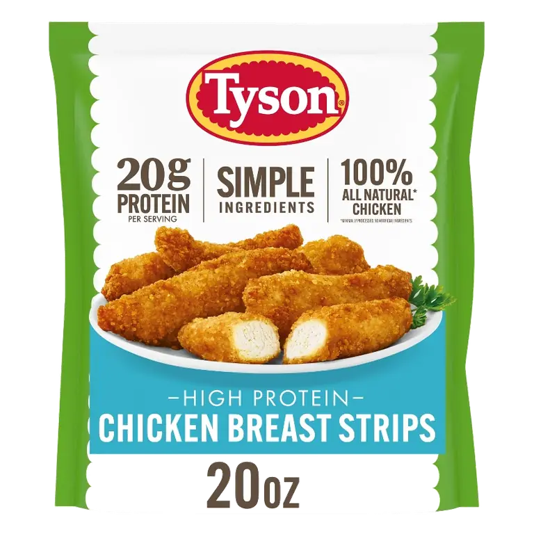 Tyson Simple Ingredients Chicken Breast Strips - Frozen - 20oz