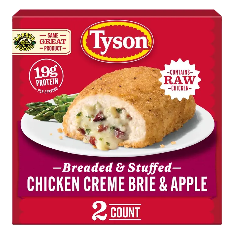 Tyson Stuffed Chicken Breast Creme Brie Apple - Frozen - 10oz