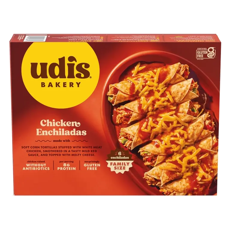 Udi's Gluten Free Frozen Chicken Enchiladas, 28oz