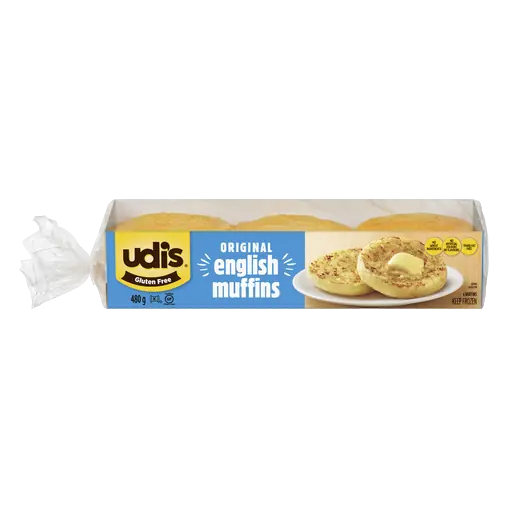 Gluten-Free English Muffins Original 480 g (frozen)