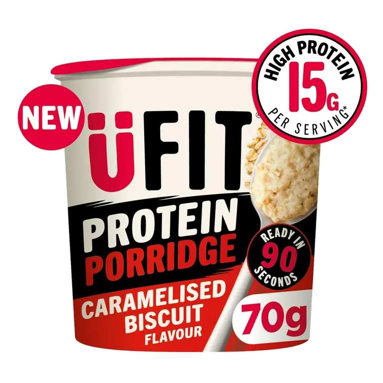Protein Caramelised Biscuit Porridge Pot 70g