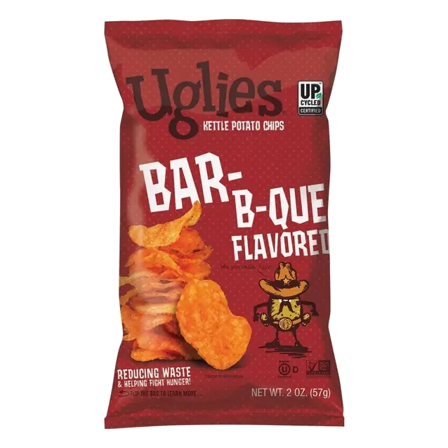 Uglies BBQ Kettle Chips, 2oz