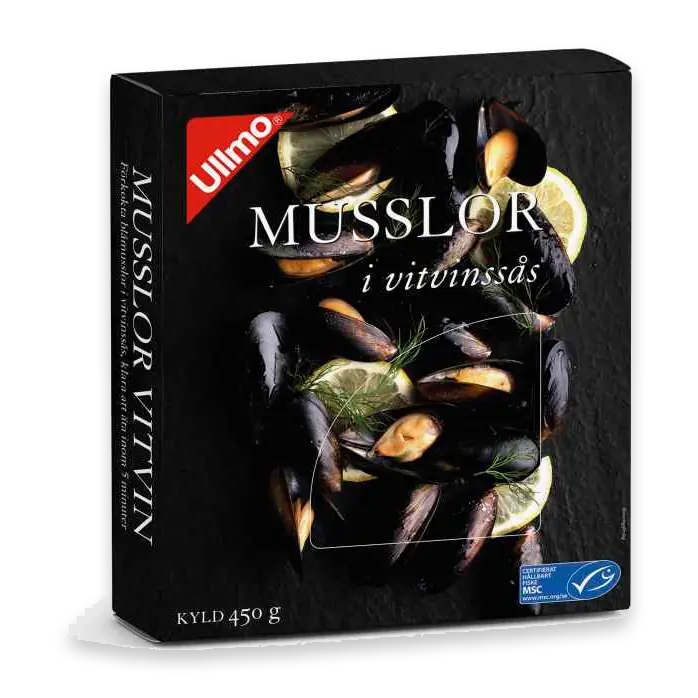 Musslor i vitvinssås