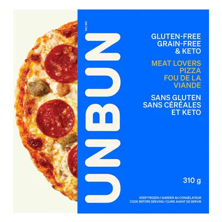 Meat Lovers Frozen Keto Gluten Free Grain Free Pizza 310.3 g