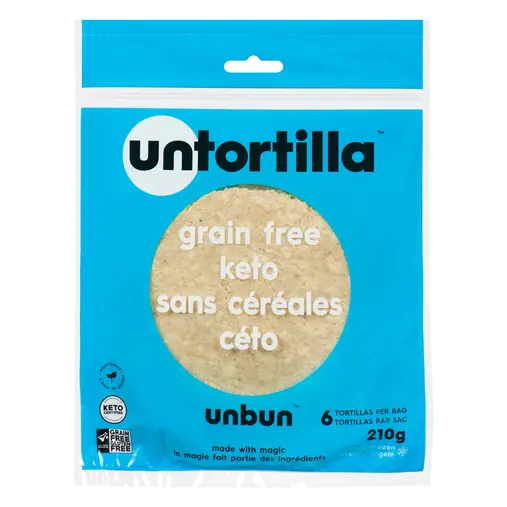 Grain Free Keto Tortillas 210 g (frozen)