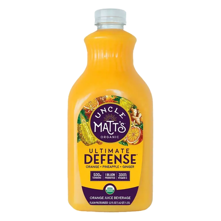 Uncle Matt's Ultimate Defense Orange Pineapple Ginger Juice, 52 fl oz
