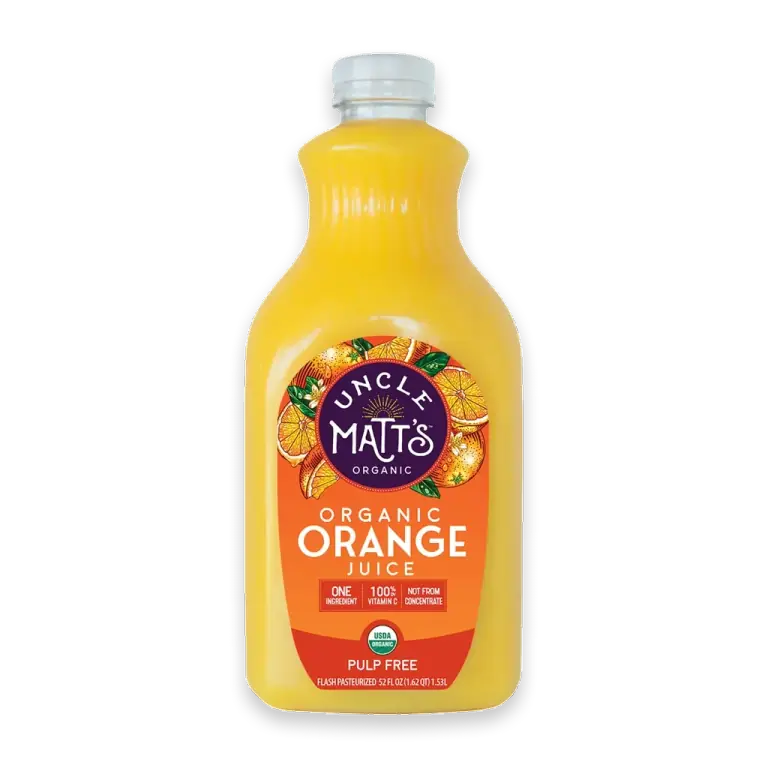 Organic Orange Juice Pulp Free