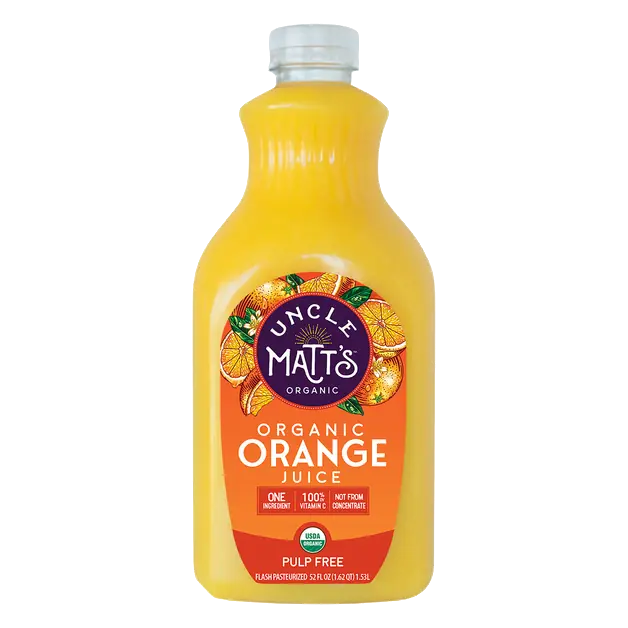 Organic Pulp Free Orange Juice
