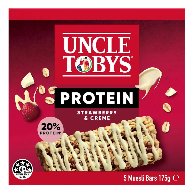 Cereal Bar Protein Bar Strawberry & Crème