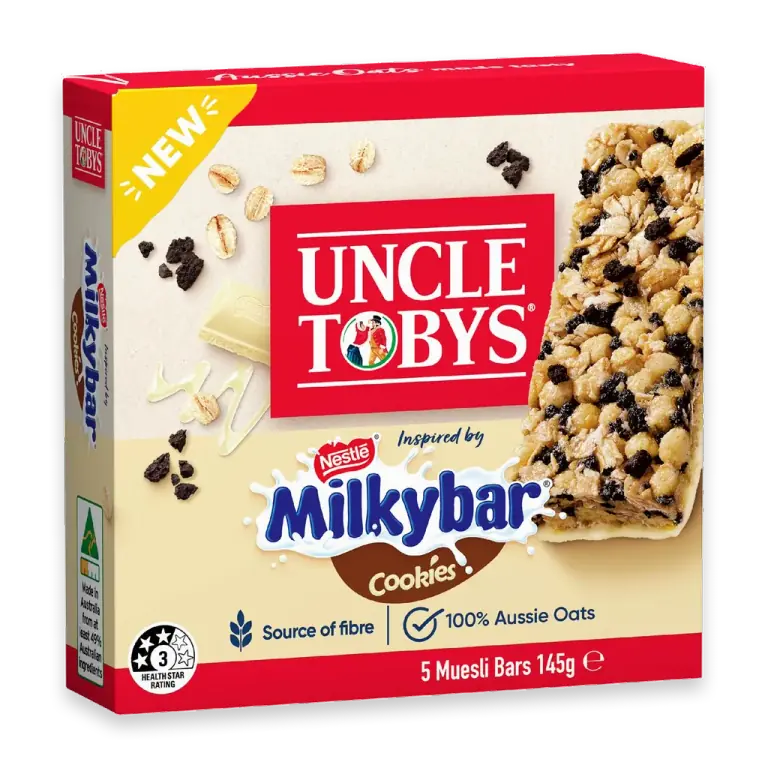 Muesli Bar Milkybar Cookies