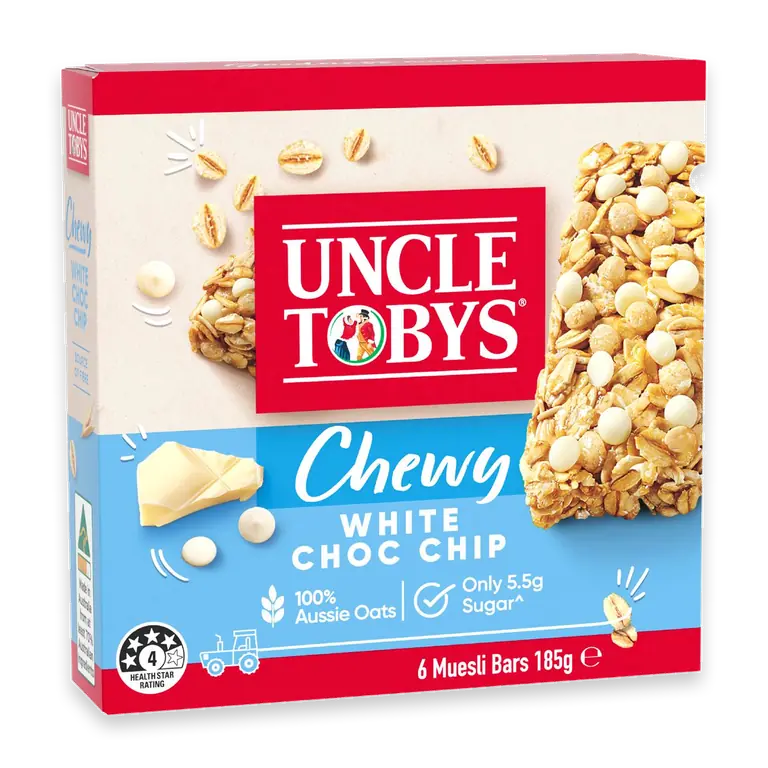 Muesli Bars Chewy White Choc Chip
