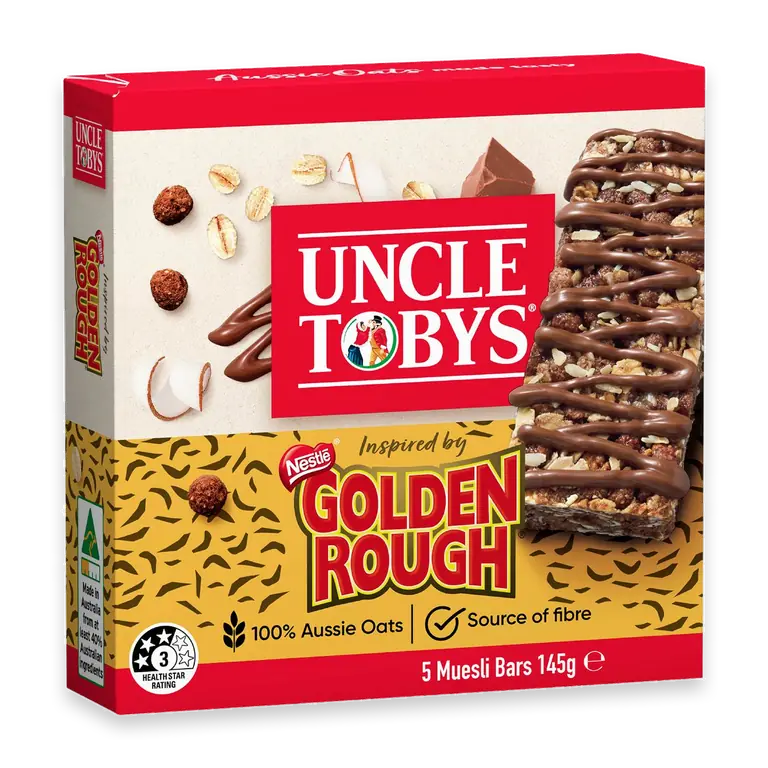 Muesli Bars Inspired By Golden Rough 5 Pack