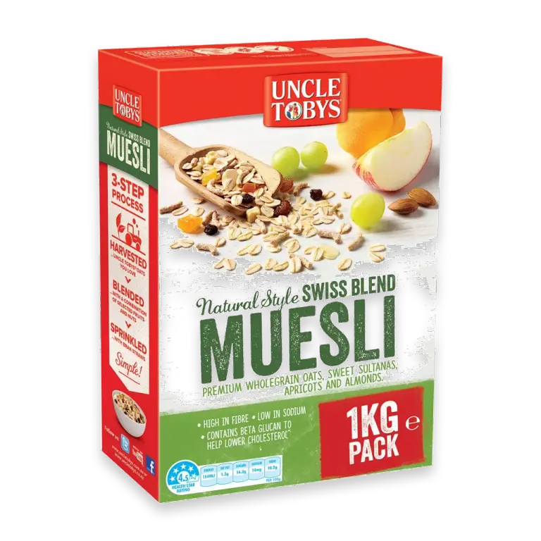 Natural Style Swiss Blend Muesli Breakfast Cereal