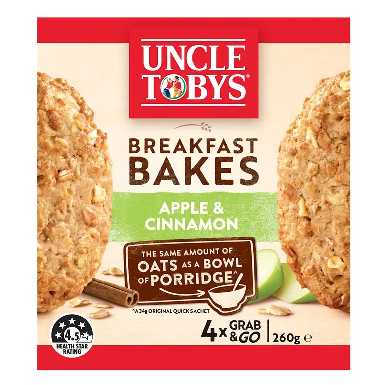 Oats Breakfast Bakes Apple & Cinnamon