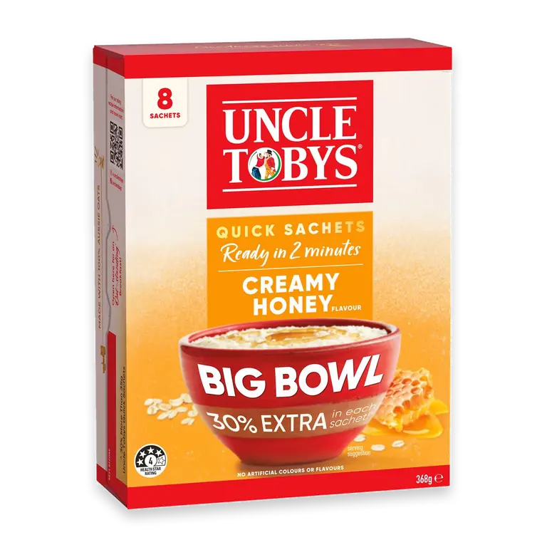 Oats Quick Sachets Big Bowl Creamy Honey Porridge
