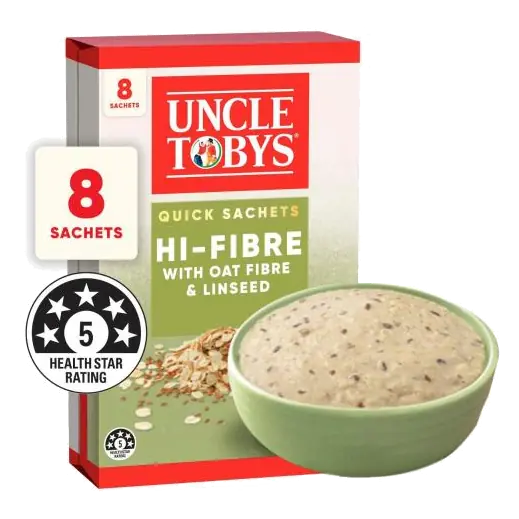 Oats Quick Sachets Breakfast Cereal Hi Fibre