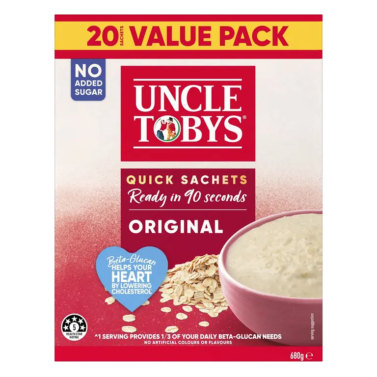 Oats Quick Sachets Breakfast Cereal Original
