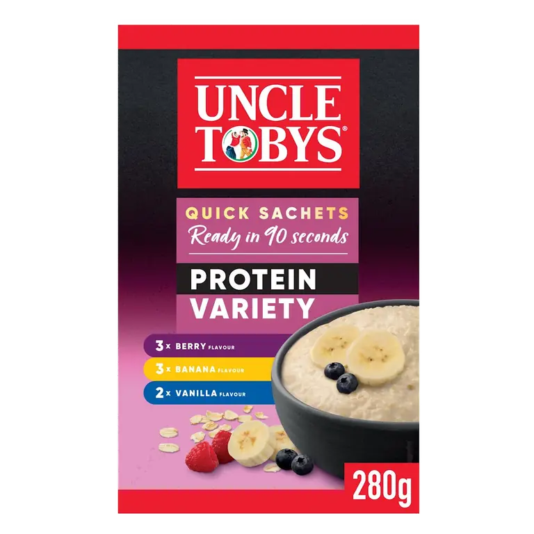 Oats Quick Sachets Breakfast Cereal Protein Variety