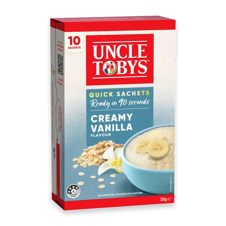 Oats Sachets Creamy Vanilla 10 pack