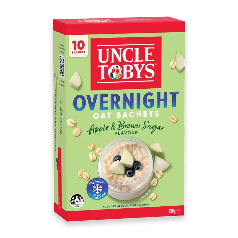 Overnight Oat Sachets Apple & Brown Sugar