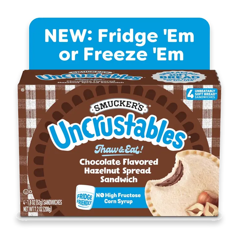 Smucker's Uncrustables Chocolate Flavored Hazelnut Sandwiches