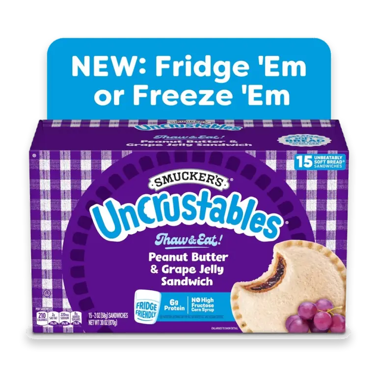 Smucker’s Uncrustables Peanut Butter & Grape Jelly Sandwiches