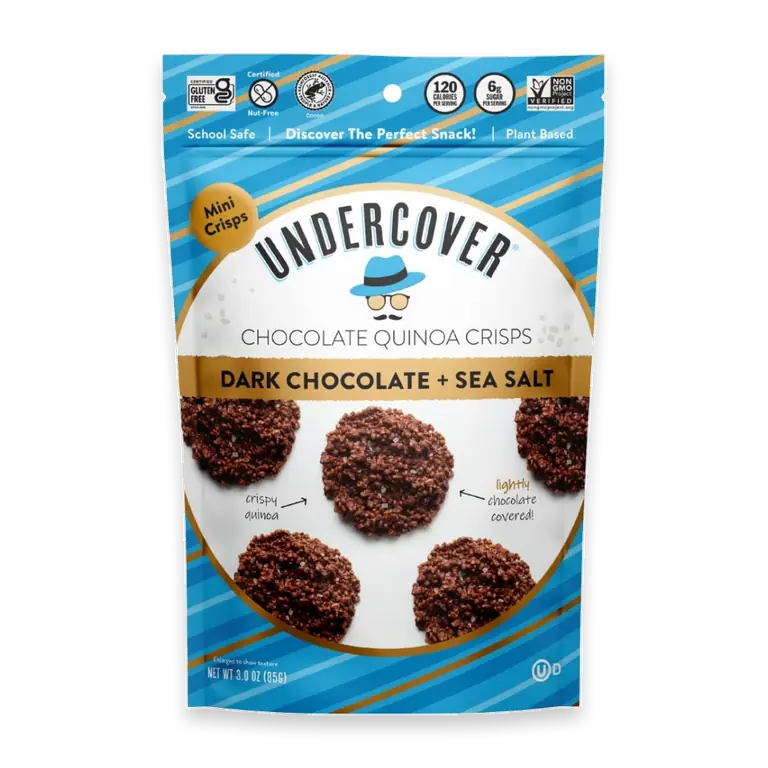 Dark Chococale + Sea Salt Quinoa Crisps