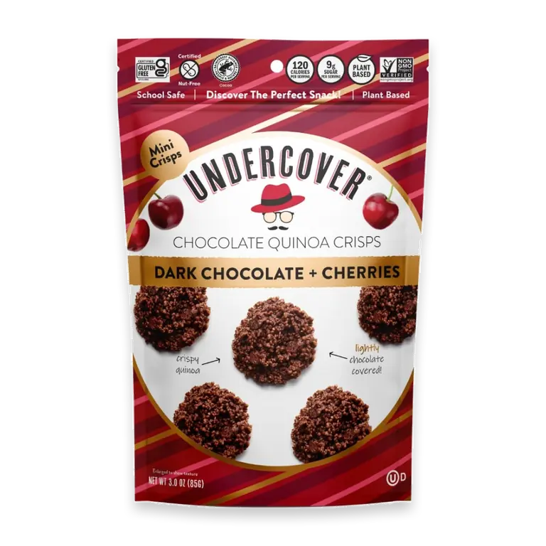 Dark Chocolate + Cherry Quinoa Crisps