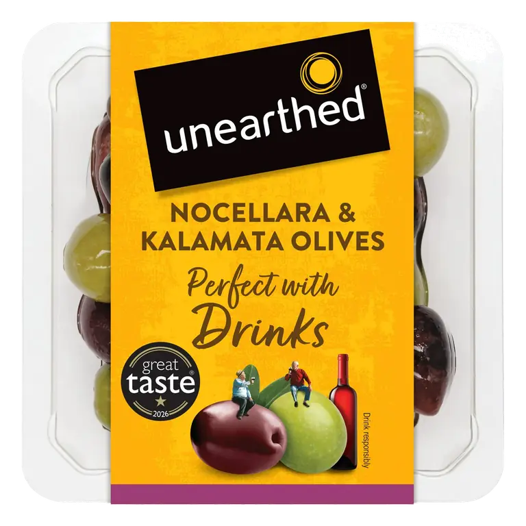 Unearthed 140g Nocellara & Kalamata Olives