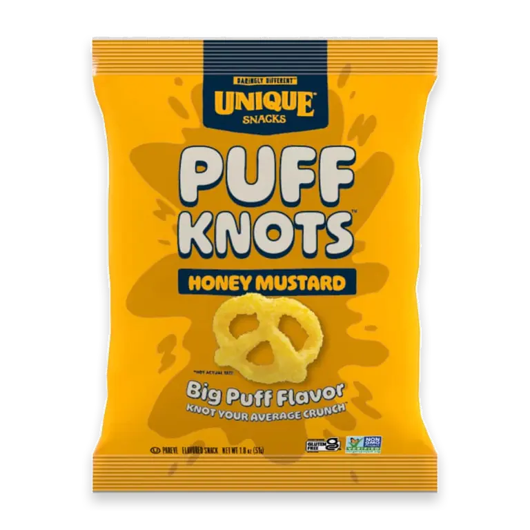 Unique Honey Mustard Puff Knots