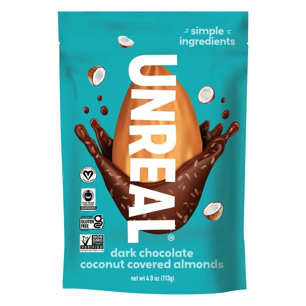 Gluten Free Dark Chocolate Coconut Covered Almonds