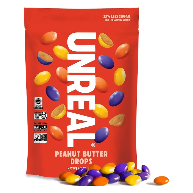 Unreal Peanut Butter Drops, 4oz