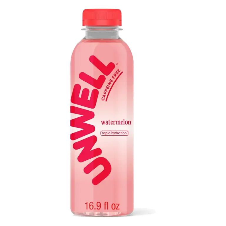 Unwell Hydration No Caffeine Watermelon Sports Drink, 16.9 fl oz