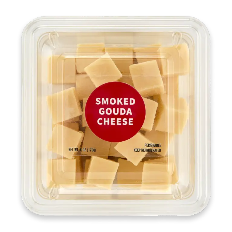 Cubed Smoked Gouda Cheese