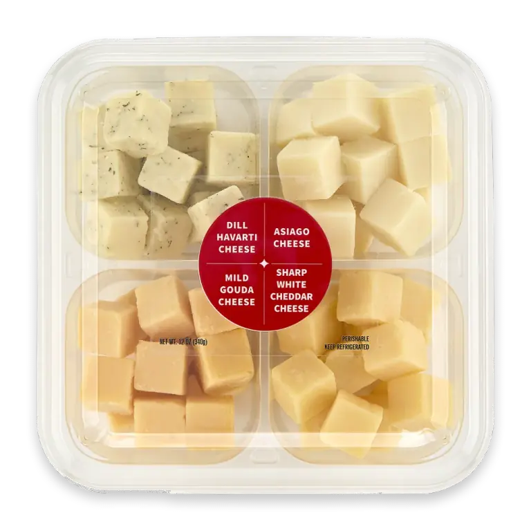 Elevated Assorted Cheese Cube Tray