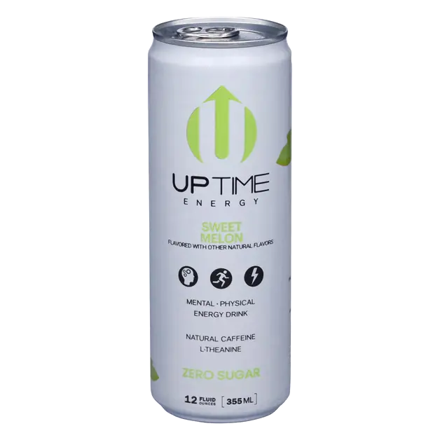 UPTIME Sweet Summer Sugar Free Energy Drink, 12 fl oz Bottle