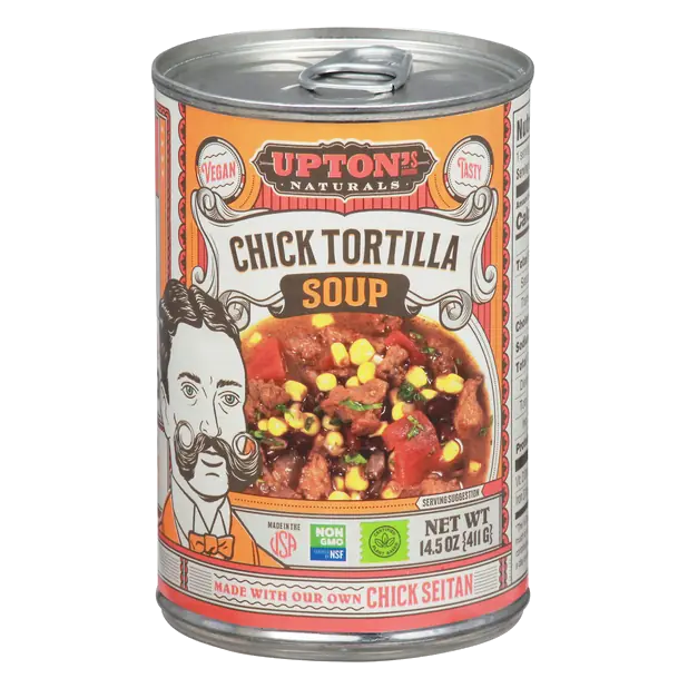 Plant-Based Vegan Chick Tortilla Soup