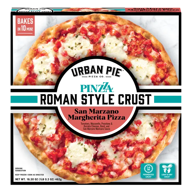 Urban Pie Roman Style Crust San Marzano Margherita Pizza Frozen